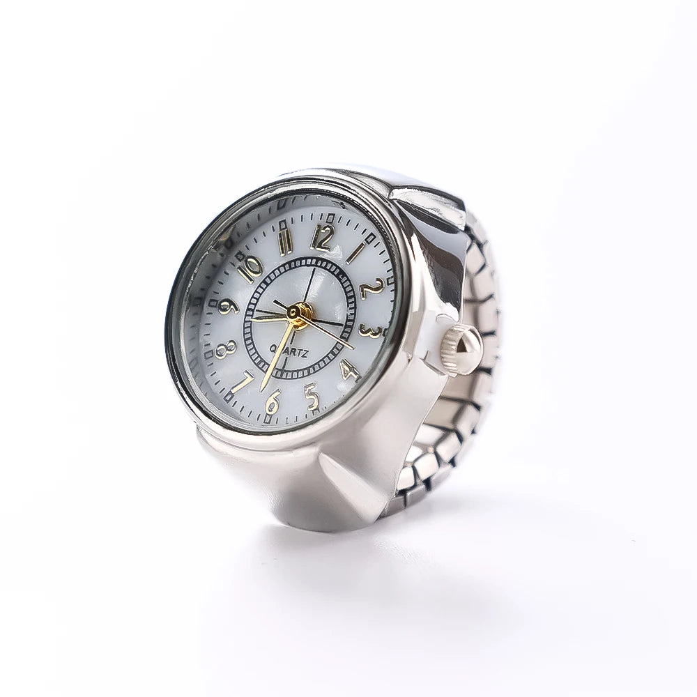 Fashion Ring Watch — Unisex Quartz Couple Jewelry