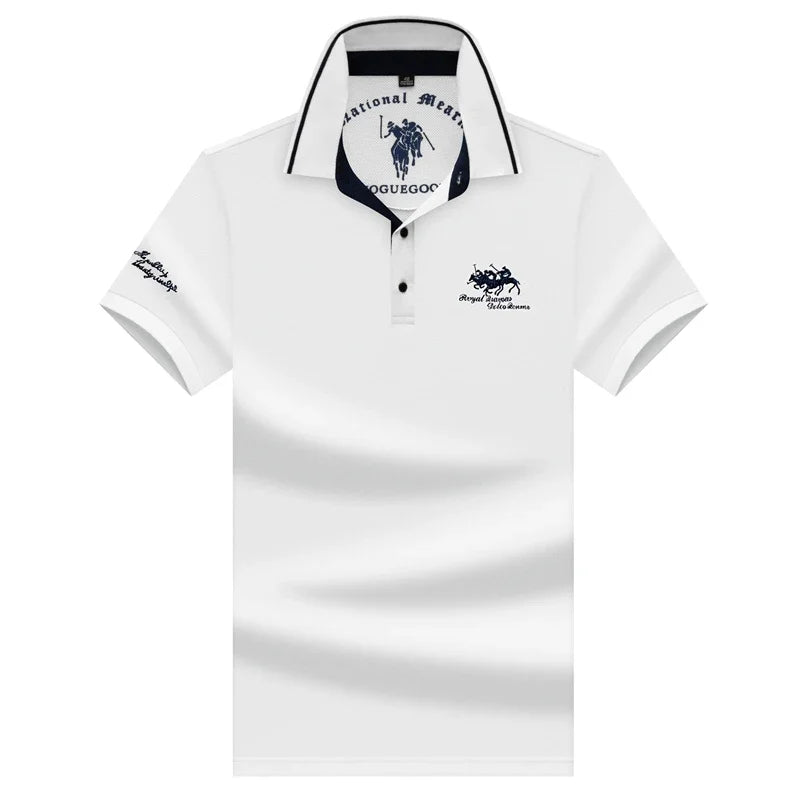 Embroidered Short Sleeve Polo