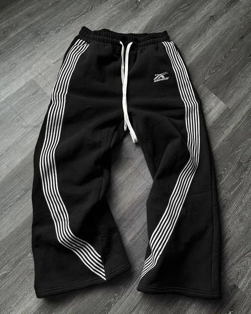 Y2K Gothic Letter Patch Baggy Sweatpants