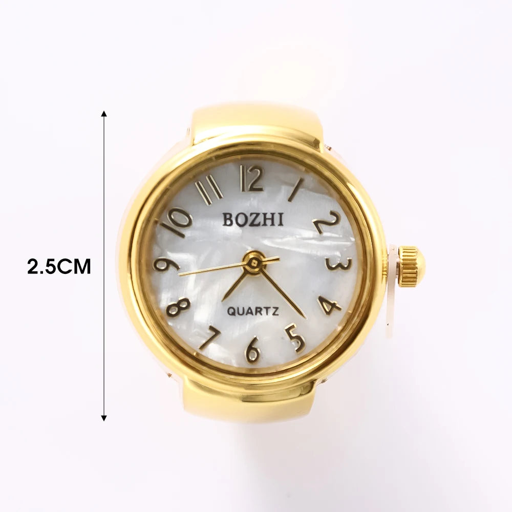 Fashion Ring Watch — Unisex Quartz Couple Jewelry