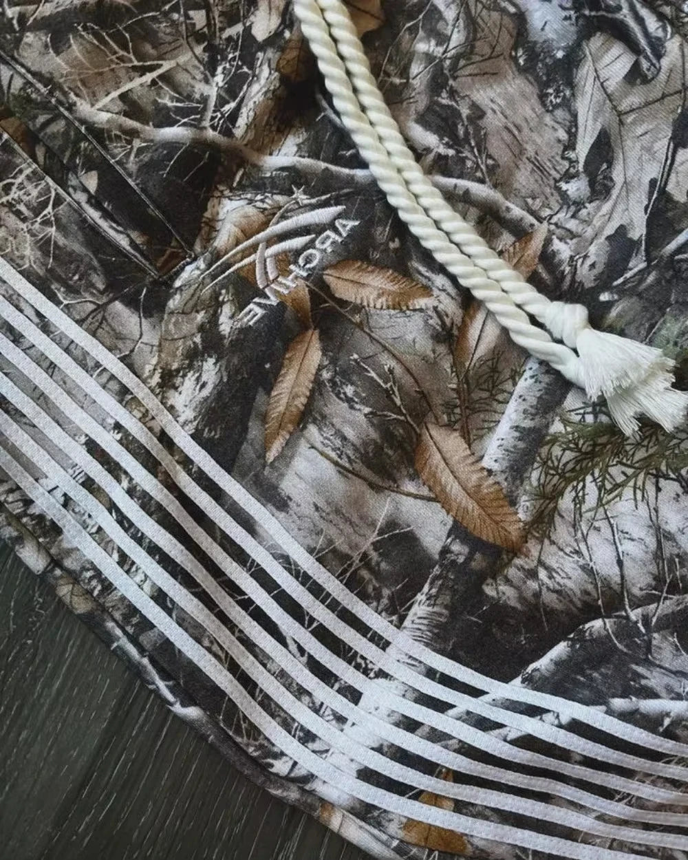 Camo Drawstring Cargo Joggers