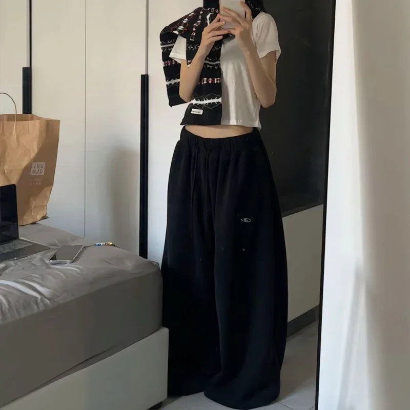 Oversized Hip-Hop Wide Leg Sweatpants