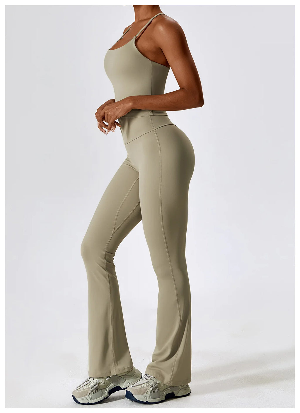 Seamless Yoga Set – Leggings & Crop Top