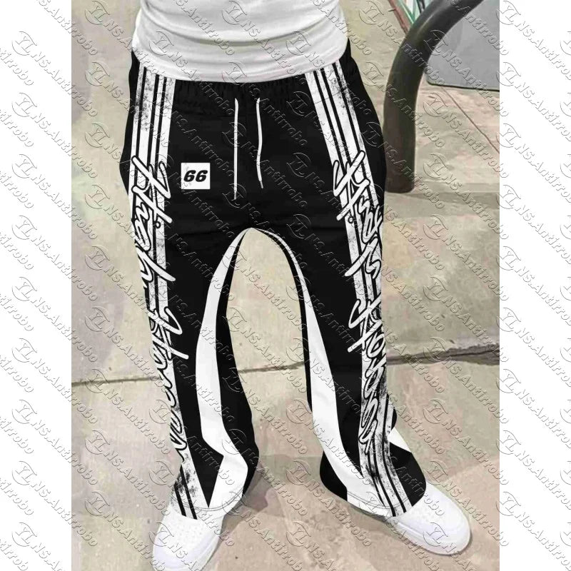Graphic Flare Sweatpants