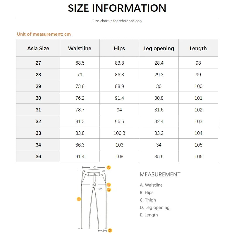 New Men Slim Korean Button Jeans Black Skinny Solid Color Stretch Multi-button Youth Male Denim Pants Streetwear