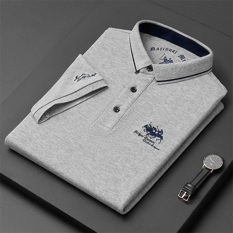 Embroidered Short Sleeve Polo
