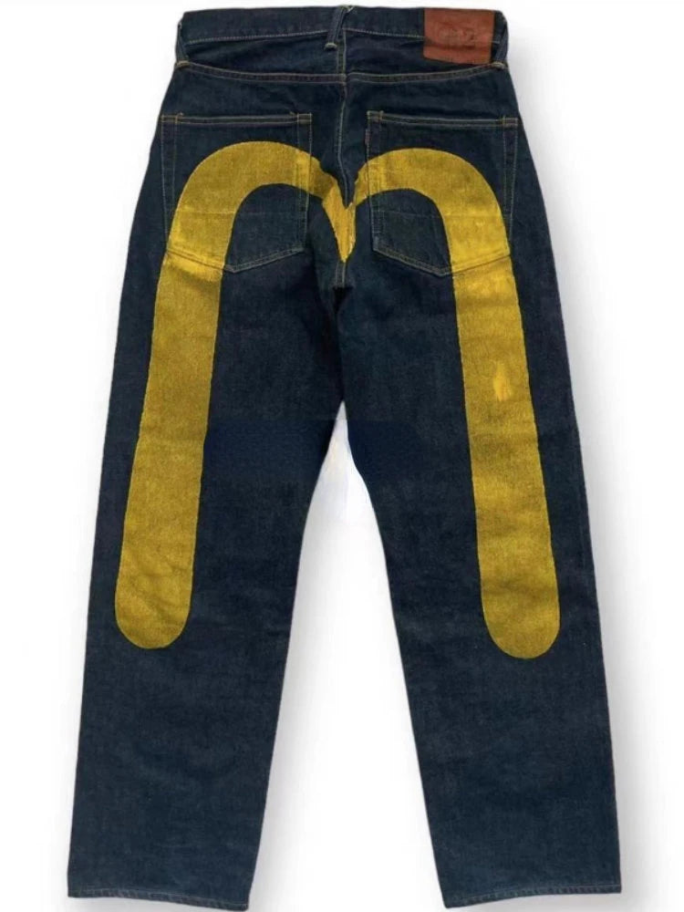 Gothic Cargo Wide Leg Denim