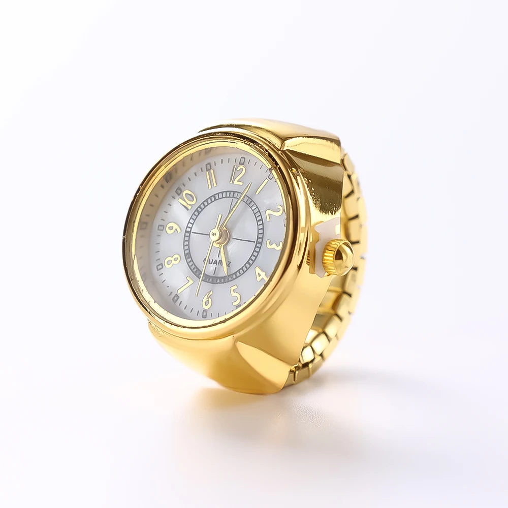 Fashion Ring Watch — Unisex Quartz Couple Jewelry