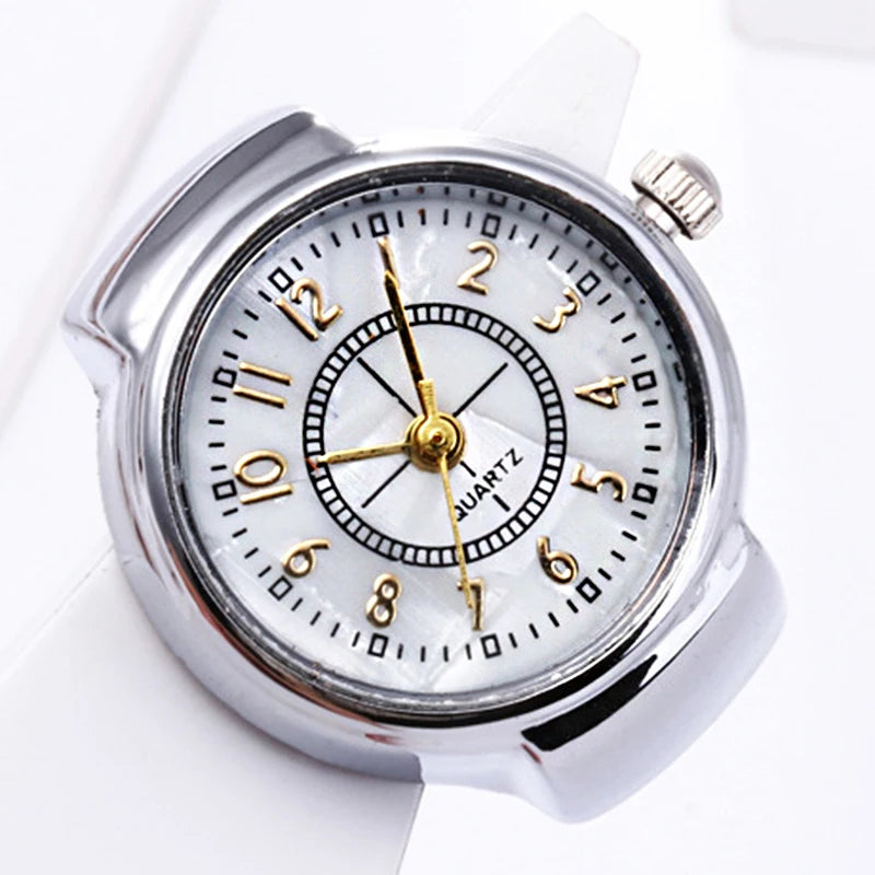 Fashion Ring Watch — Unisex Quartz Couple Jewelry