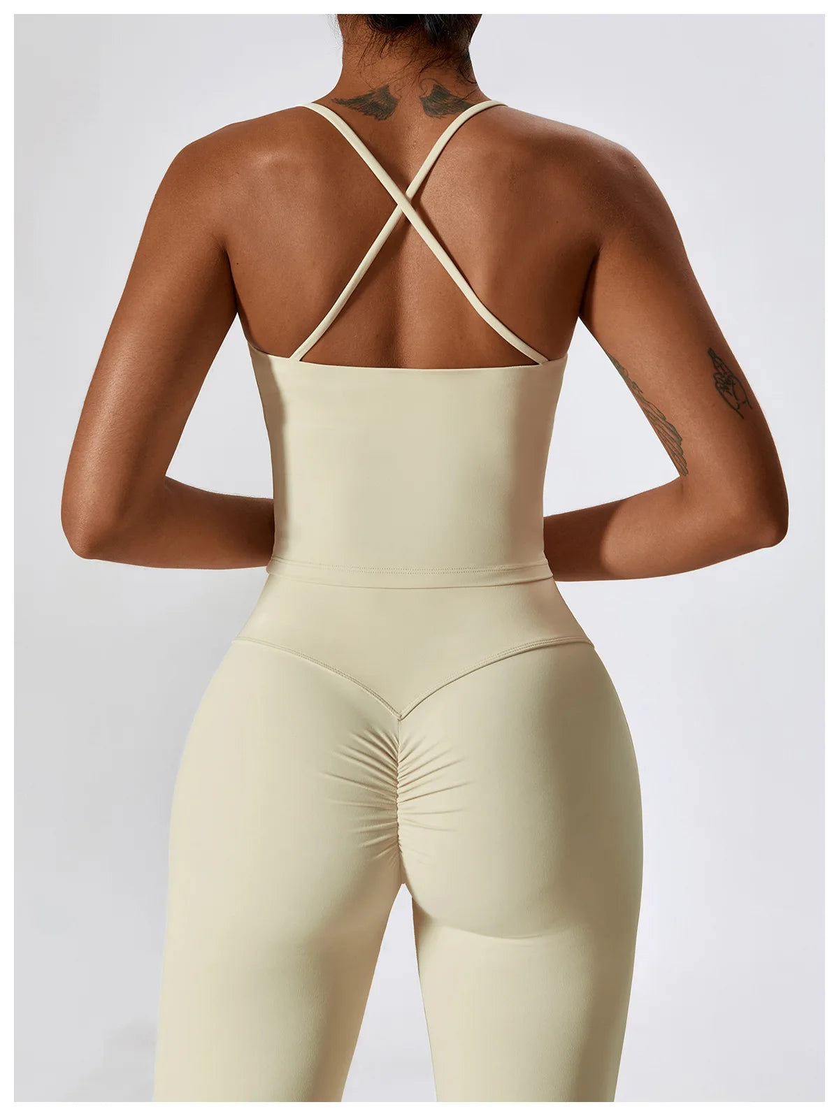 Seamless Yoga Set – Leggings & Crop Top
