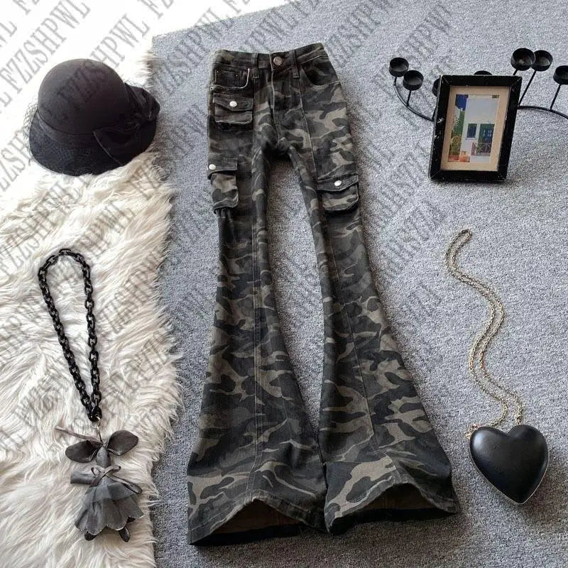 Metal Rock Skinny Punk Jeans