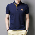 Embroidered Short Sleeve Polo