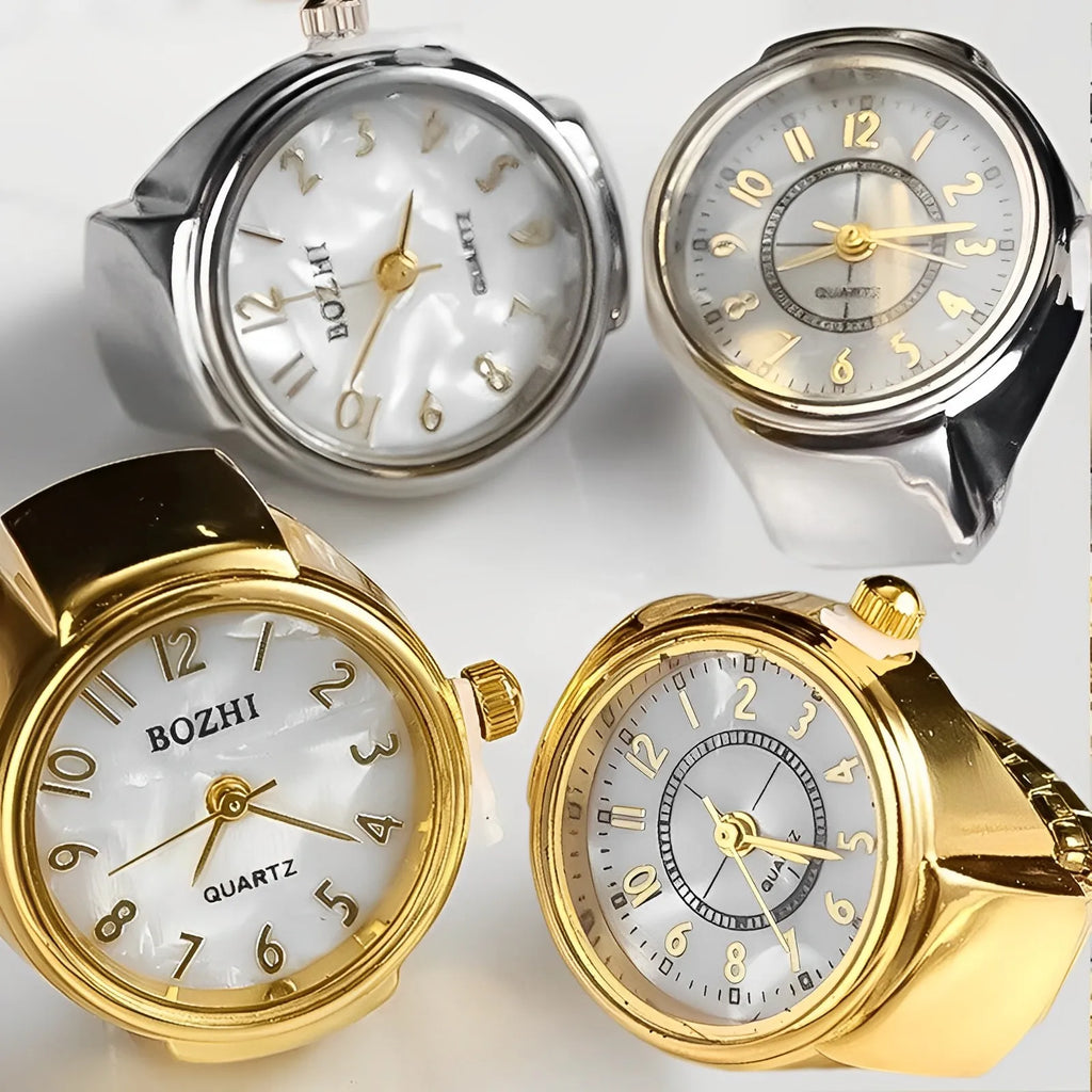Fashion Ring Watch — Unisex Quartz Couple Jewelry
