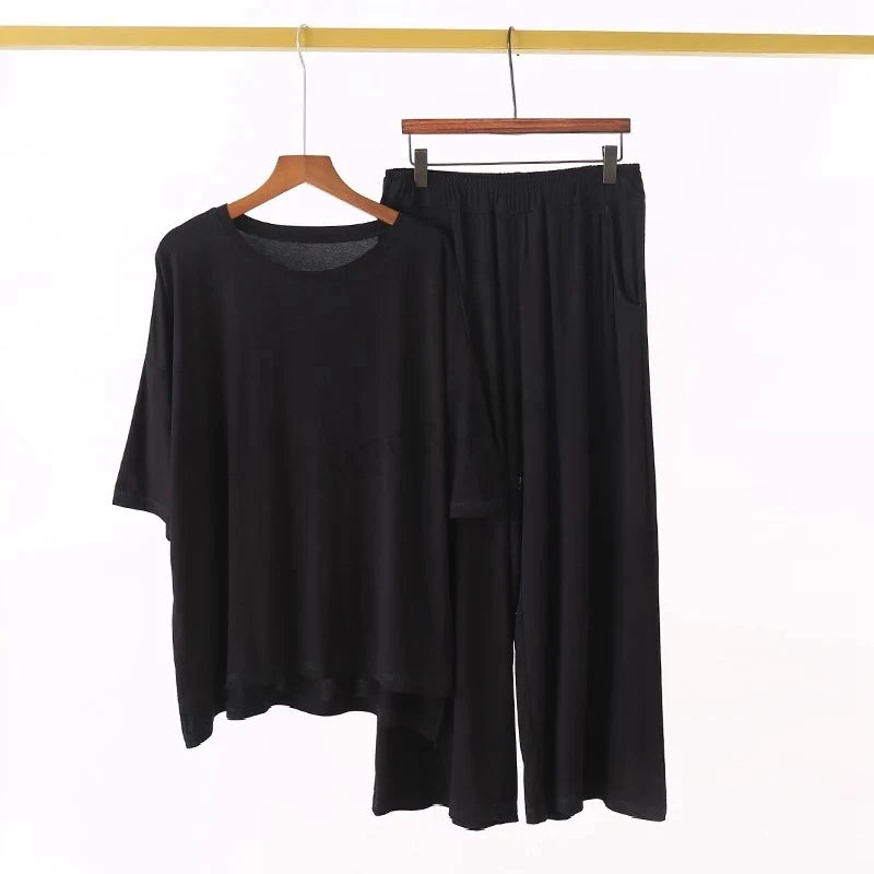 Plus Size Modal Pajamas Set