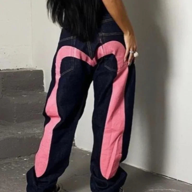 Gothic Cargo Wide Leg Denim