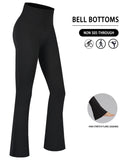 Plus Size High Waist Flare Bootleg Leggings — Women