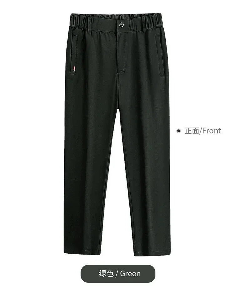 Ice Silk Quick-Dry Straight Pants