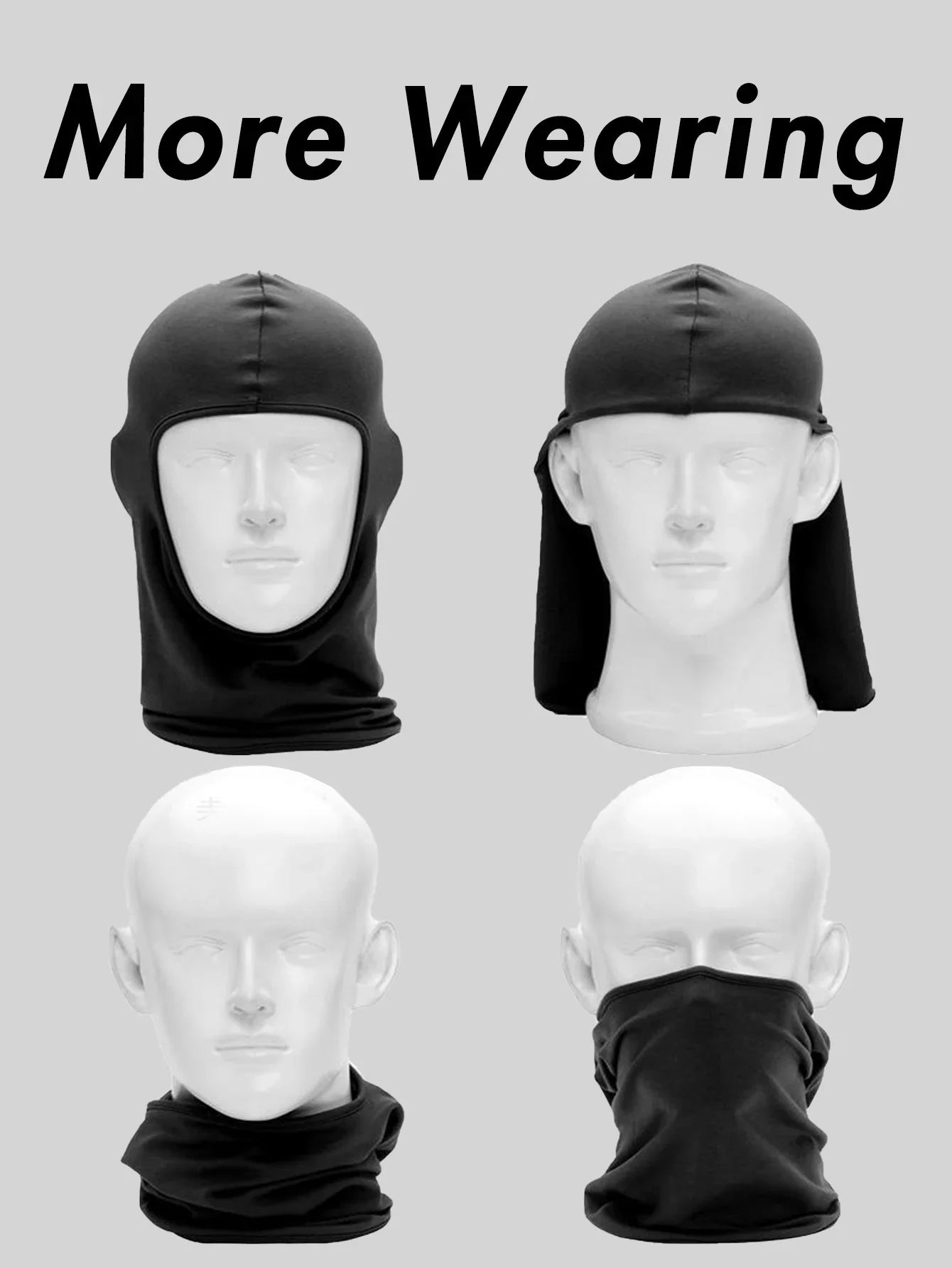 Motorcycle Balaclava Sun Protection Full Face Mask Breathable Mesh Airsoft Mask Balaclava Bicycle Cycling Head Cover Unde