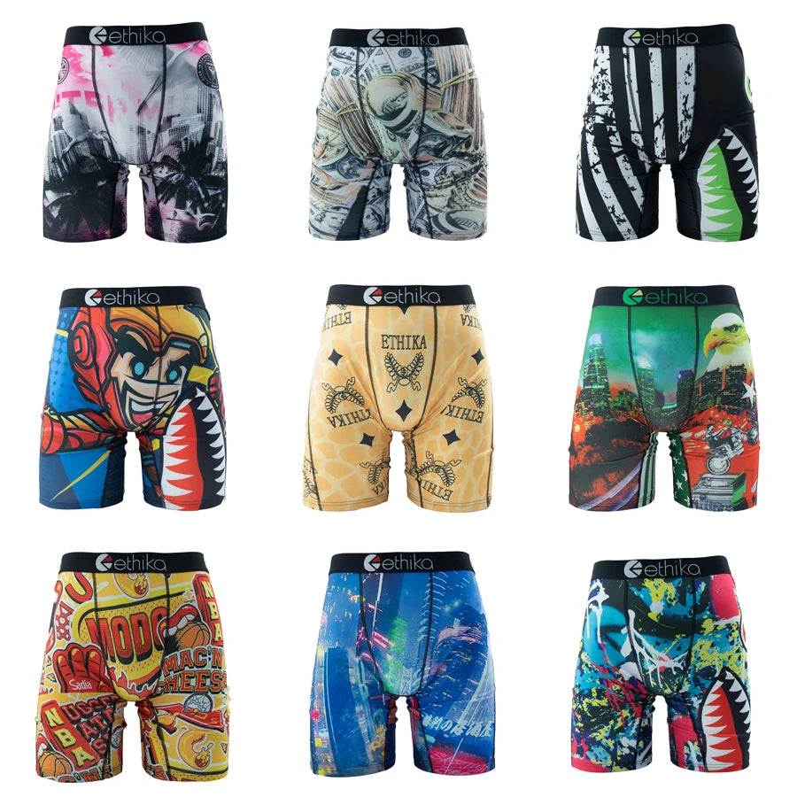 ETHIKA Men's Breathable Mesh Boxer Briefs