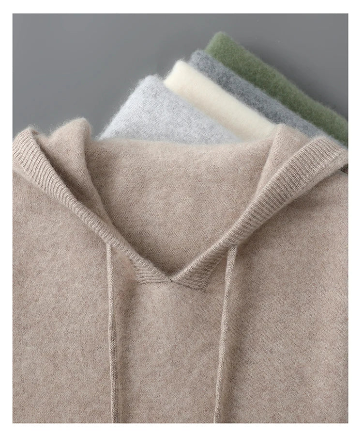 The Merino Essential — Premium Knit Hoodie