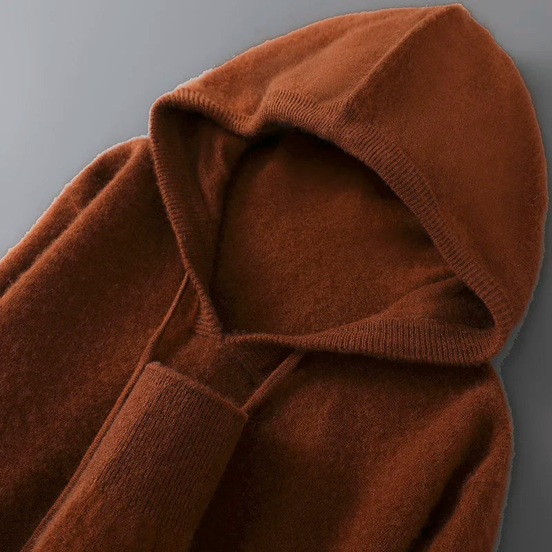 The Merino Essential — Premium Knit Hoodie