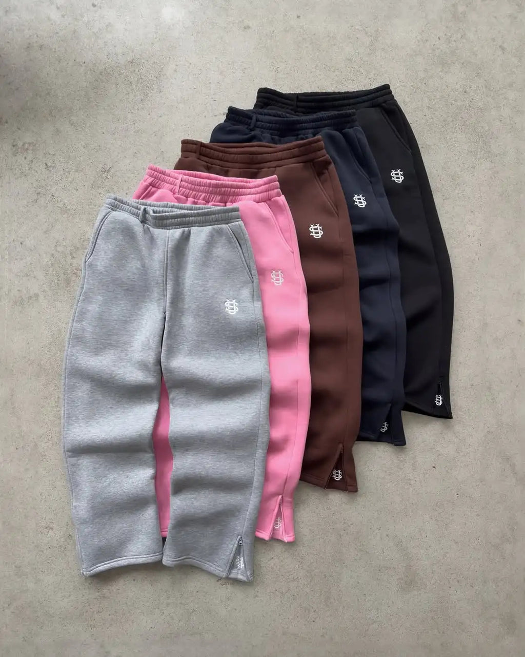 Wide Leg Hoodie Sweatpants Set