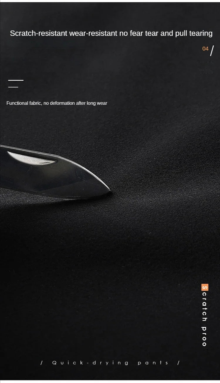 Ice Silk Quick-Dry Straight Pants