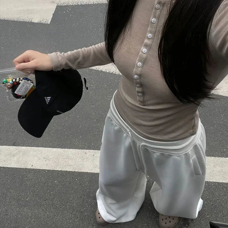 Oversized Hip-Hop Wide Leg Sweatpants