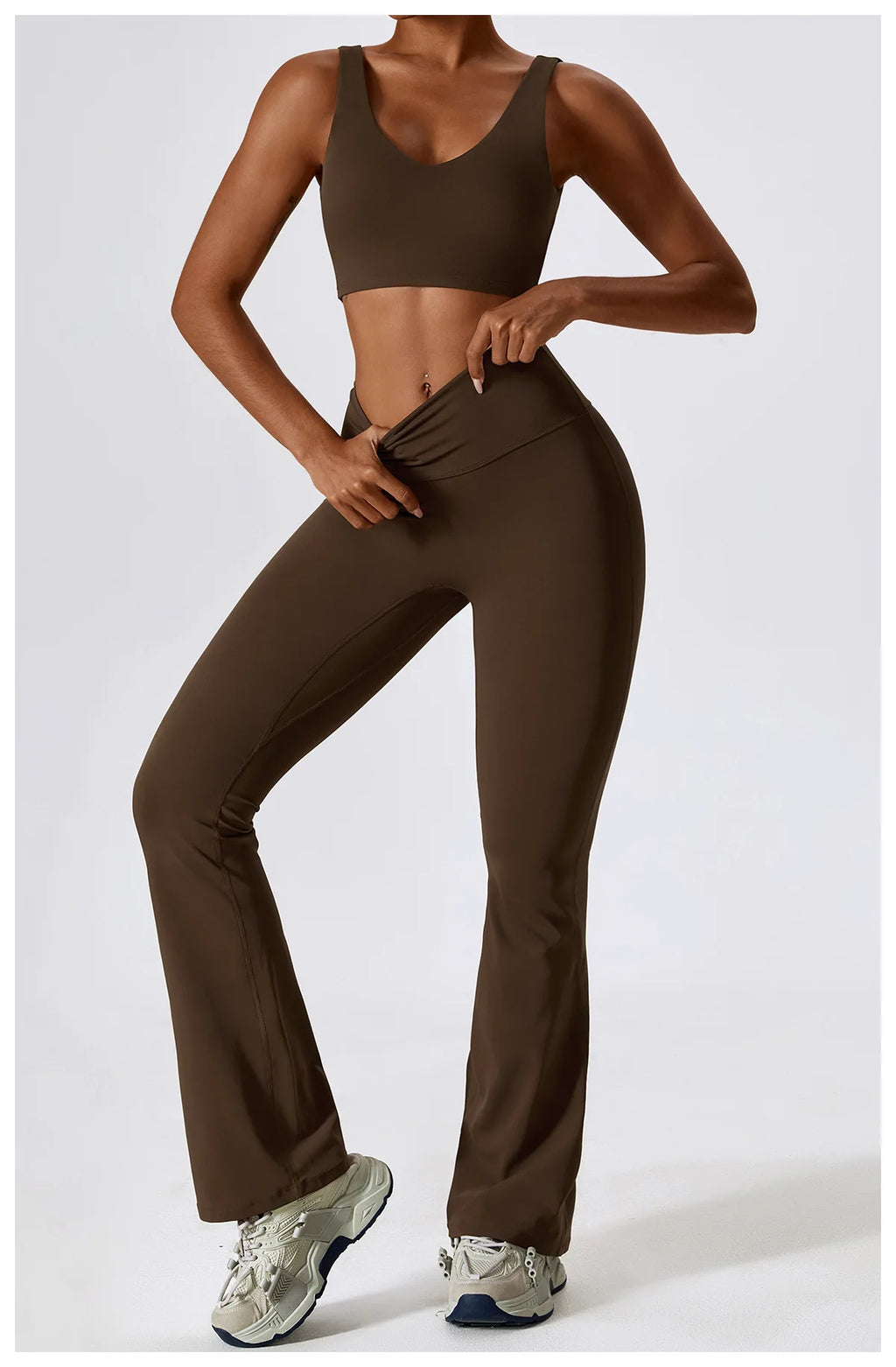 Seamless Yoga Set – Leggings & Crop Top