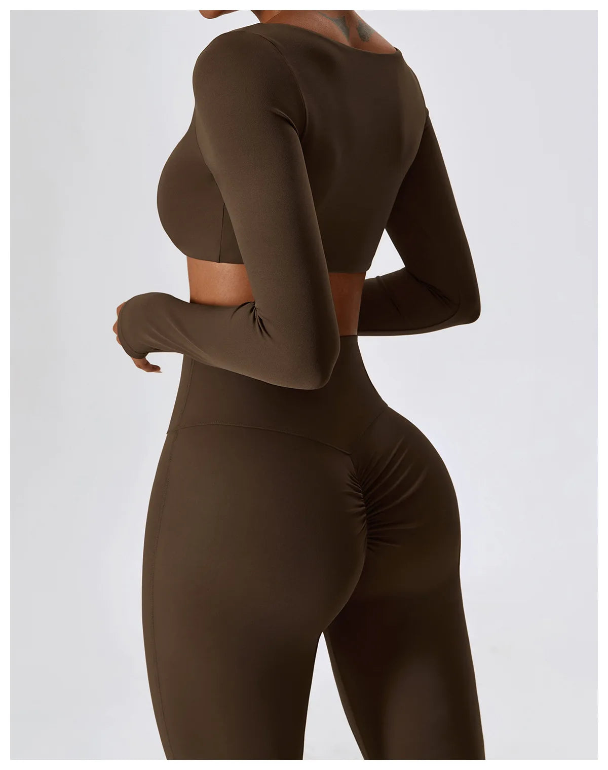 Seamless Yoga Set – Leggings & Crop Top
