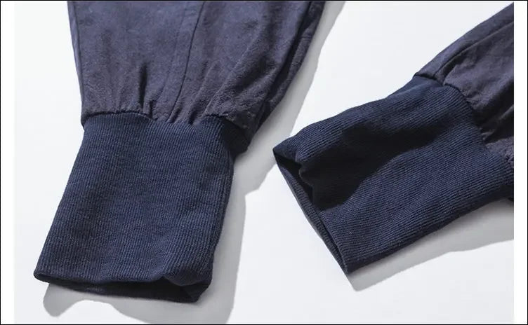 Cotton Linen Drop-Crotch Harem Pants
