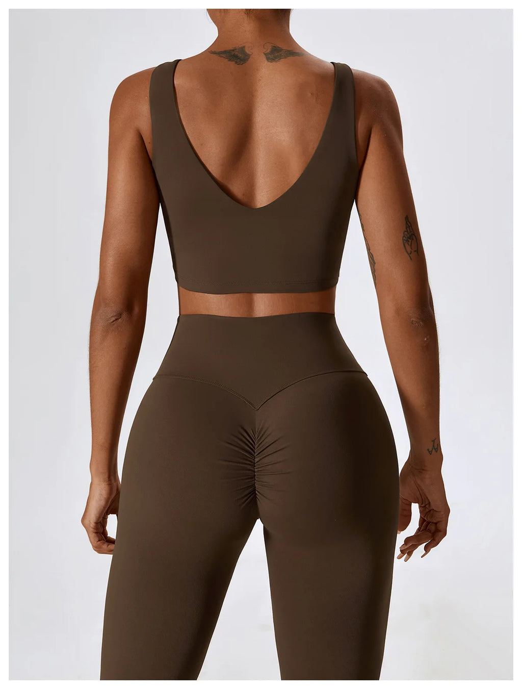 Seamless Yoga Set – Leggings & Crop Top