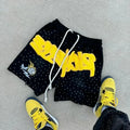 Letter Print Shorts
