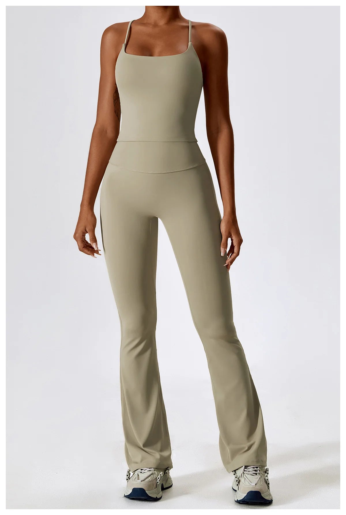 Seamless Yoga Set – Leggings & Crop Top