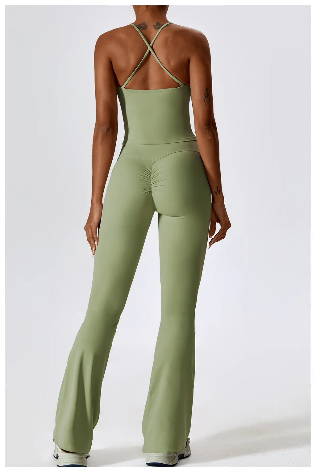 Seamless Yoga Set – Leggings & Crop Top