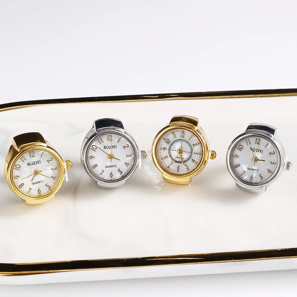 Fashion Ring Watch — Unisex Quartz Couple Jewelry