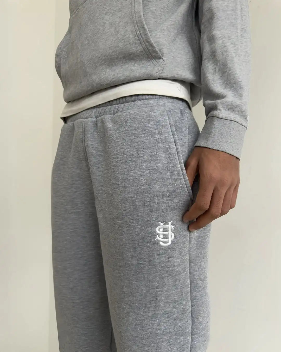 Wide Leg Hoodie Sweatpants Set