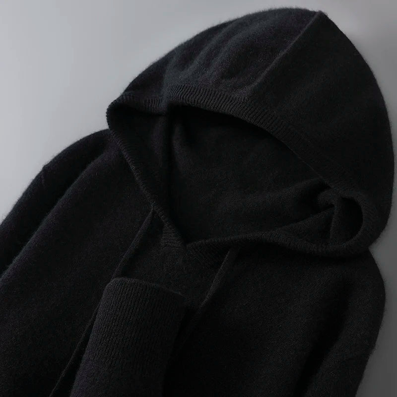 The Merino Essential — Premium Knit Hoodie