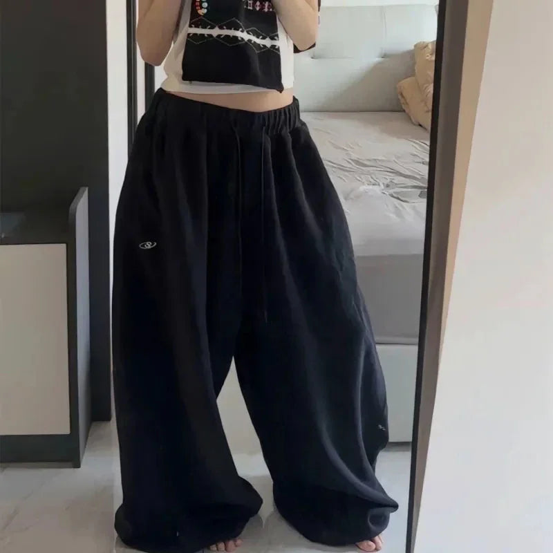 Oversized Hip-Hop Wide Leg Sweatpants