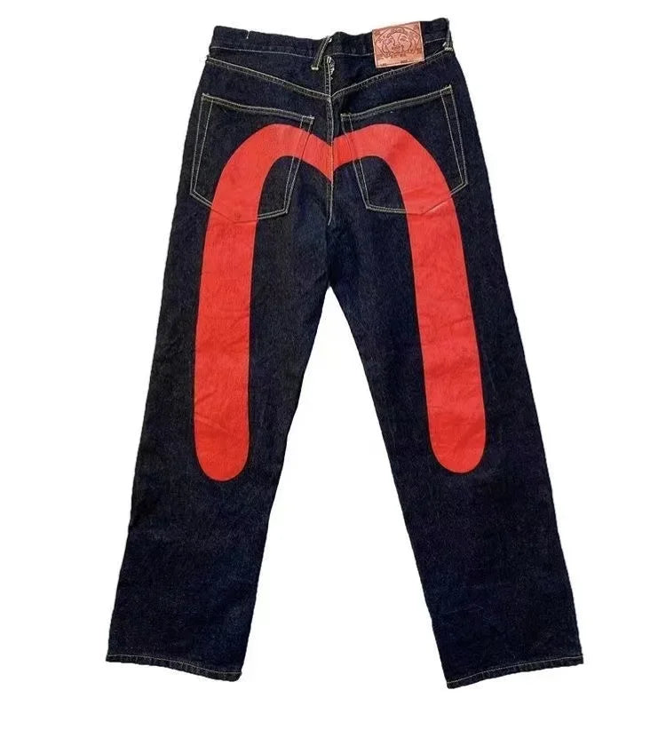 Gothic Cargo Wide Leg Denim