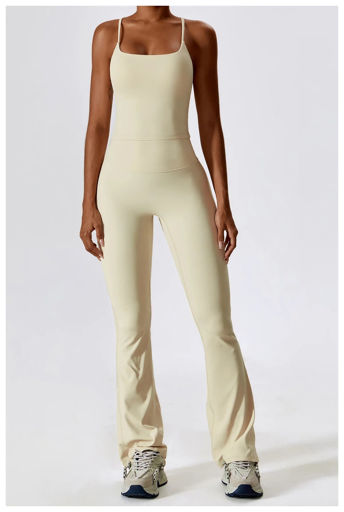 Seamless Yoga Set – Leggings & Crop Top