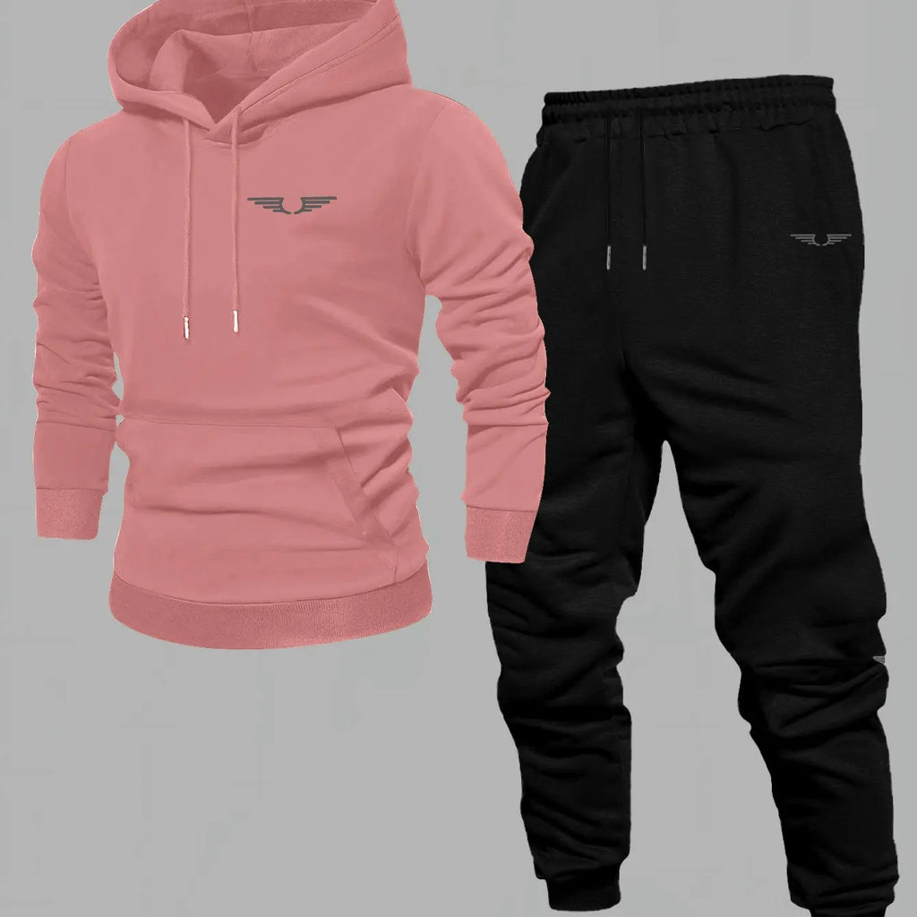 Men's American Streetwear Long Sleeve Hoodie