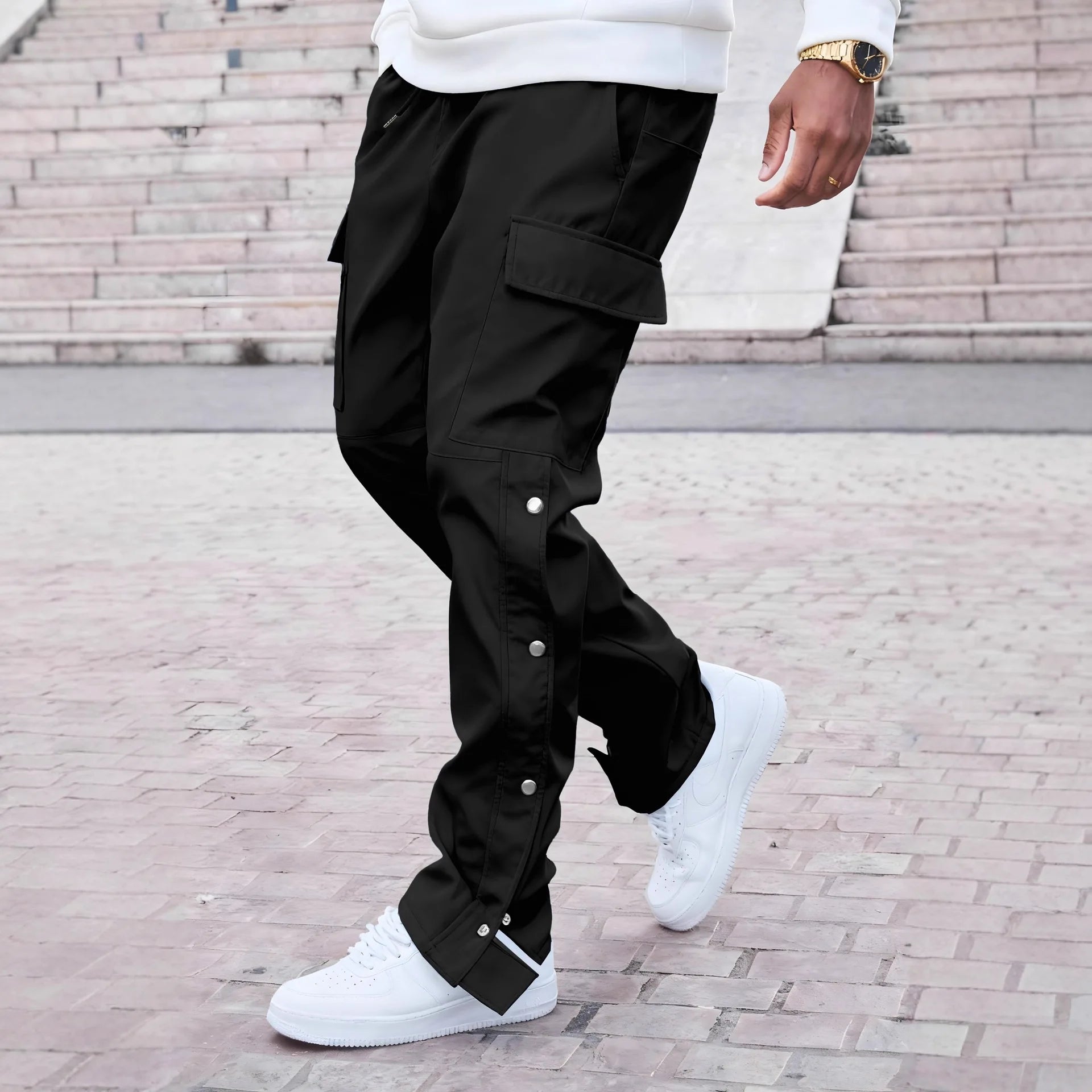Multi-Pocket Work Pants