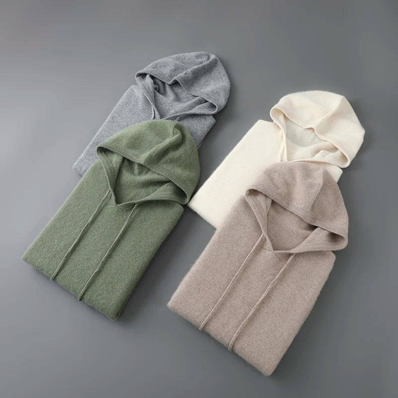 The Merino Essential — Premium Knit Hoodie