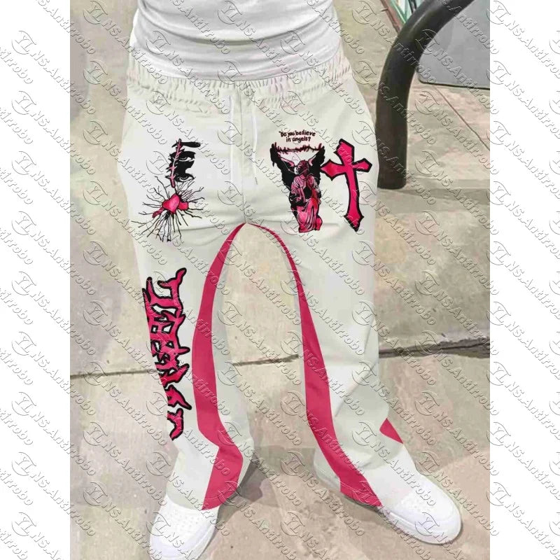 Graphic Flare Sweatpants