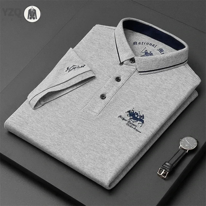 Embroidered Short Sleeve Polo