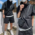 Men's Cargo Style Hooded T-Shirt & Shorts Set