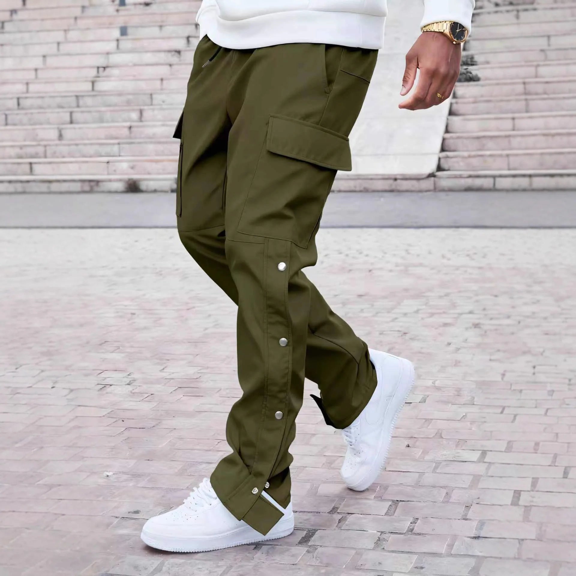 Multi-Pocket Work Pants