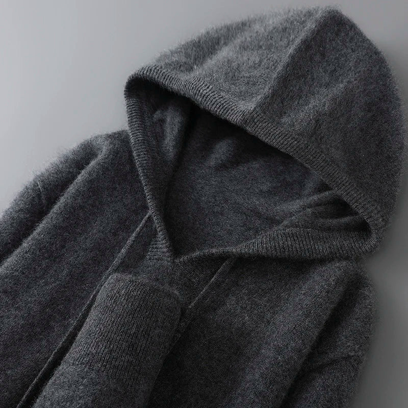 The Merino Essential — Premium Knit Hoodie