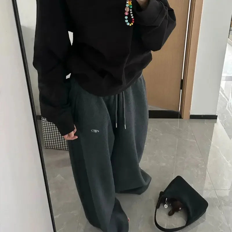 Oversized Hip-Hop Wide Leg Sweatpants